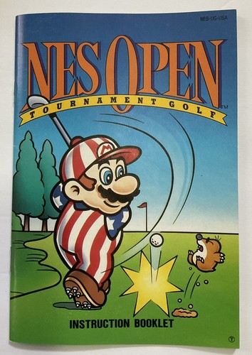1991 'NES Open Tournament Golf' Mario Game_30 Page