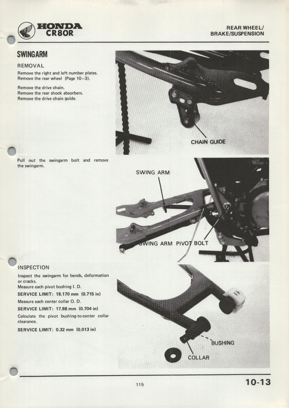 PDF DOWNLOAD Honda CR80R Elsinore (1980) Shop Repair Manual CR 80 R PDF 18040