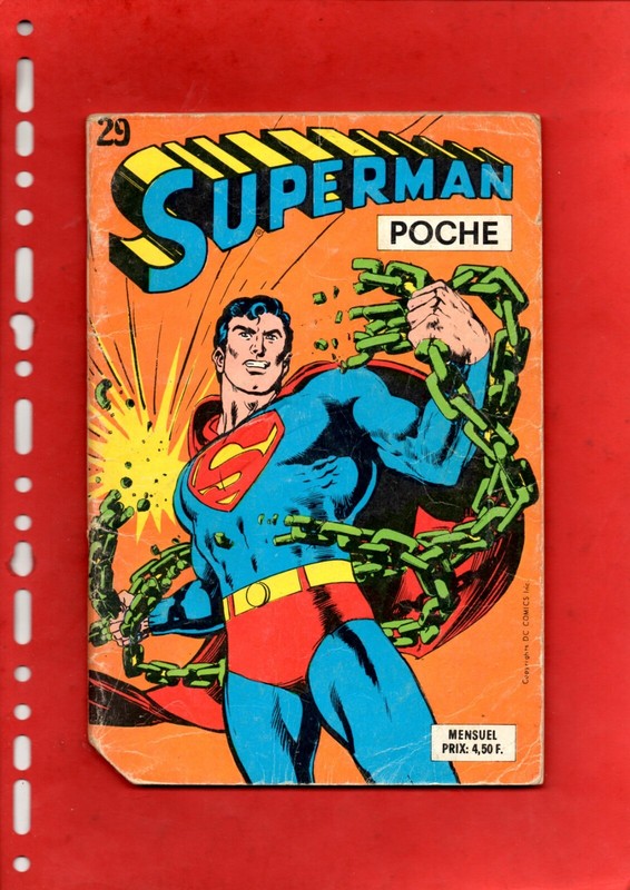 Superman  Poche  NÂ° 29  En  Abe  Edition  Sagedition  Janvier  1980 .