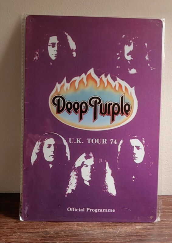 For The Rock Band Deep Purple a Cool Wall Sign It