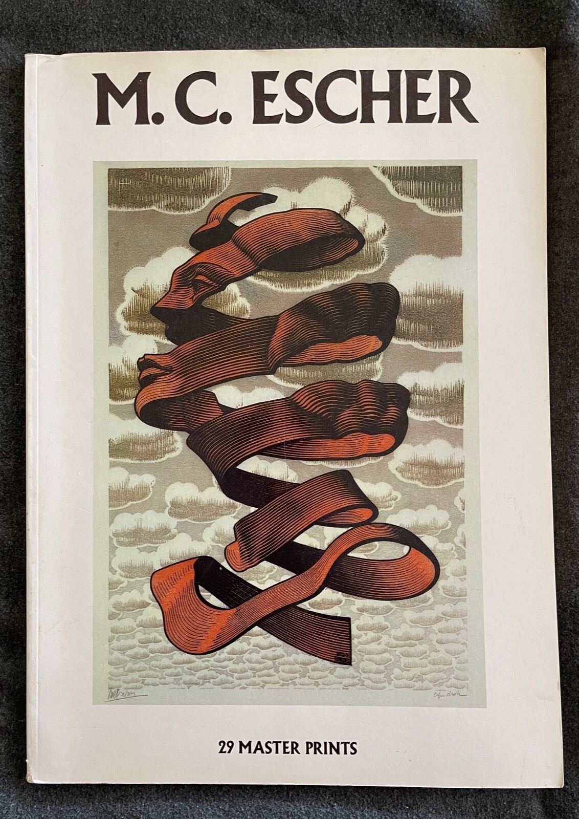 アート・デザイン・音楽 M.C. ESCHER 29 MASTER PRINTS MC Escher 29 Master Prints Vintage 1981 Large Art Book With