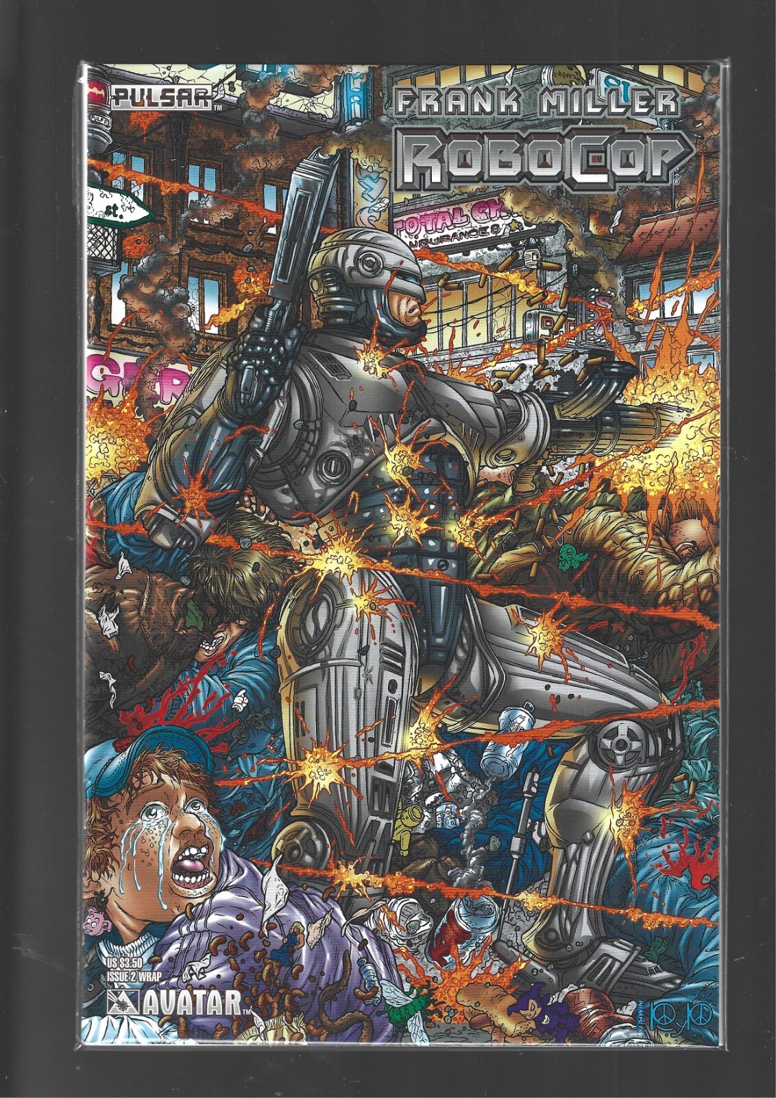 FRANK MILLER ROBOCOP KILLING MACHINE #2 WRAP AROUND COVER