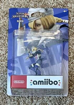 Sheik Amiibo Super Smash Bros Series Nintendo Brand New & Factory Sealed!