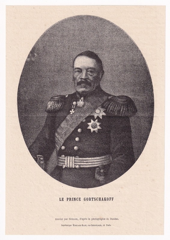 Mikhail Dmitrievich Gorchakov Guerre De CrimÃ©E ÐÐ¸ÑÐ°Ð¸Ð» ÐÐ¼Ð¸ÑÑÐ¸ÐµÐ²Ð¸Ñ ÐÐ¾ÑÑÐ°ÐºÐ¾Ð² Russie