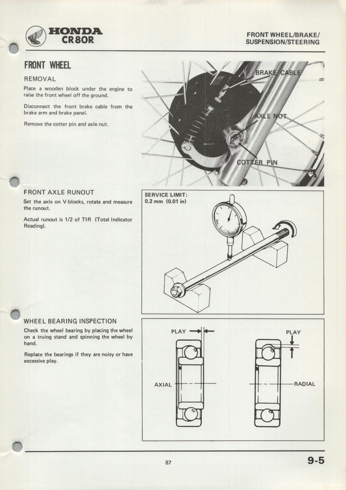 PDF DOWNLOAD Honda CR80R Elsinore (1980) Shop Repair Manual CR 80 R PDF 18040