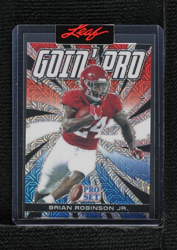 2022 Leaf Pro Set Draft Brian Robinson Jr. #GP-BRJ