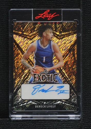 2022-23 Leaf Exotic - Dereck Lively #BA-DL2
