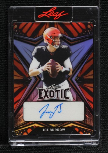 2022 Leaf Exotic Joe Burrow #BA-JB1
