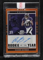 2021 Panini Contenders Optic Rashod Bateman #RYC-RBA