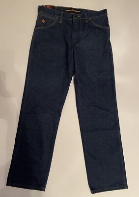 Wrangler 13 Original Flame Resistant Blue Jeans 31x30 NWT