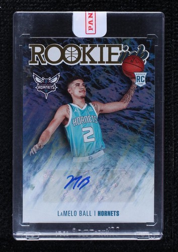 2020-21 Panini NBA Hoops LAMELO BALL Rookie Ink AUTO RC SSP #RI