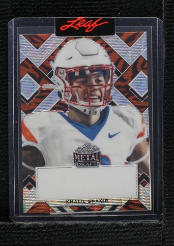 2022 Leaf Metal Draft Khalil Shakir #PA-KS1
