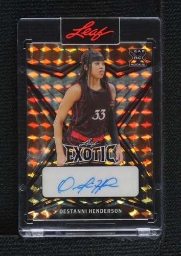 2022-23 Leaf Exotic - Destanni Henderson #BA-DH1