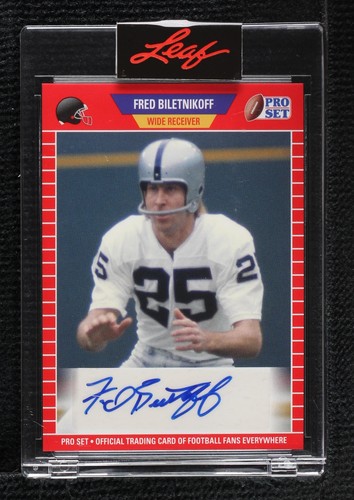 2021 Leaf Pro Set Sports Fred Biletnikoff #PSA-FB1
