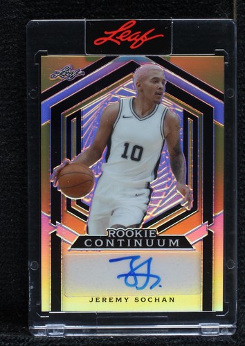 2023 Leaf Metal Continuum - Jeremy Sochan #MC-128