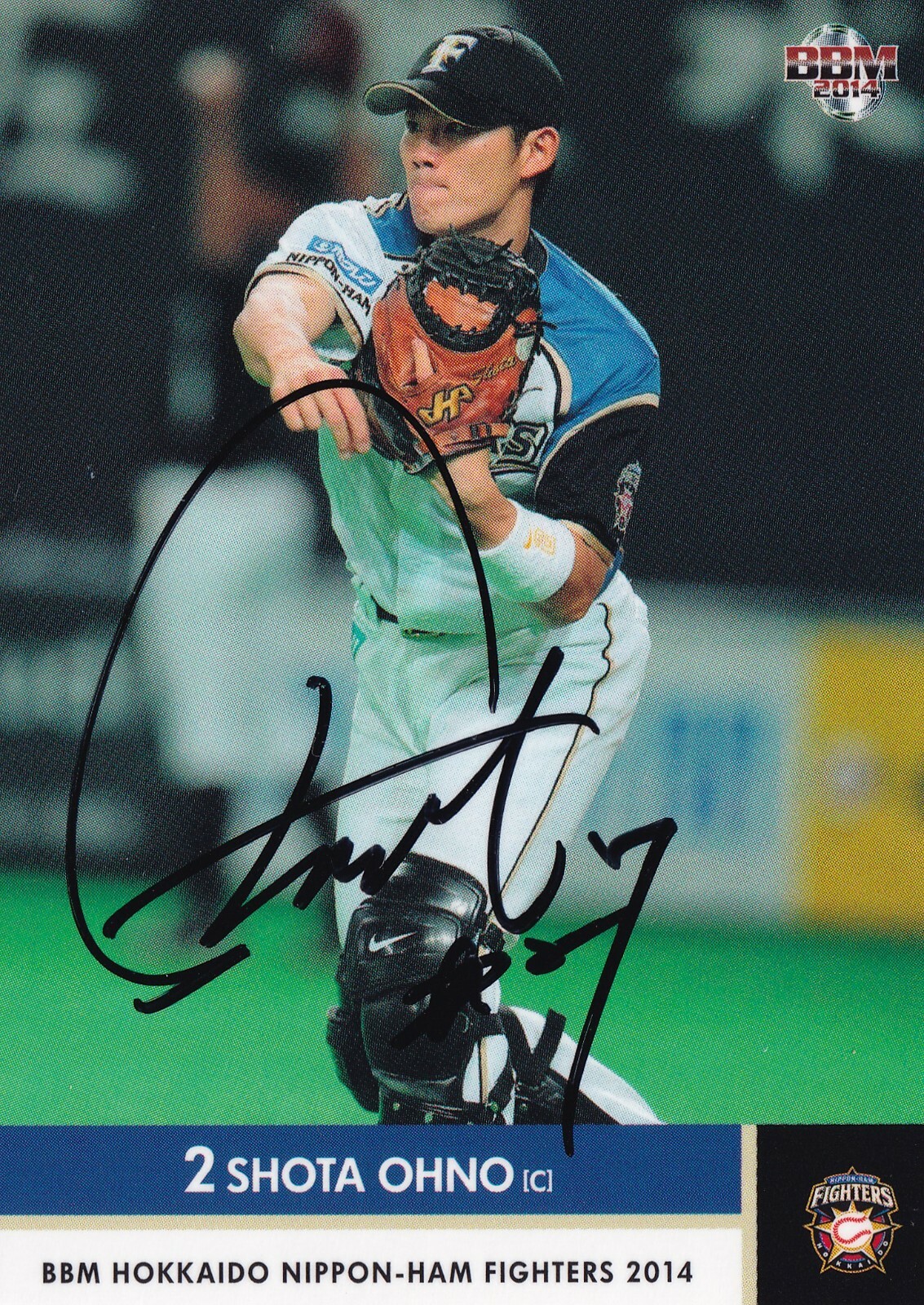 SHOTA OHNO SIGNED AUTO'D 2014 BBM CARD #36 PSA/DNA COA SHOTA OHNO SIGNED AUTO'D 2014 BBM CARD #36 PSA/DNA COA