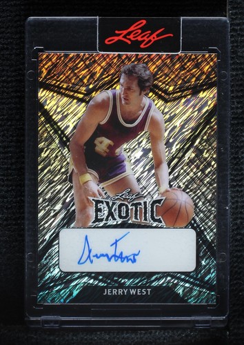 2022-23 Leaf Exotic - Jerry West #BA-JW3