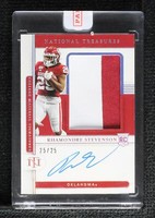2021 Panini National Treasures Collegiate Rhamondre Stevenson #80