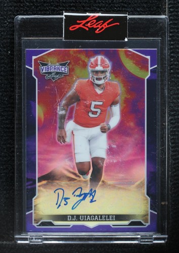 2022 Leaf Vibrance D.J. Uiagalelei #BA-DJU