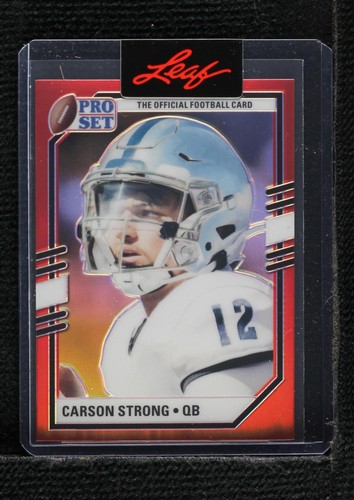 2022 Leaf Pro Set Draft Carson Strong #PSP-CS1