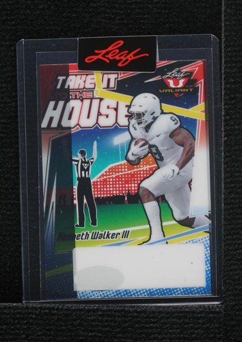 1of1 nfl kenneth walker Ⅲ seahawks auto 2024 Panini Absolute Kenneth Walker III Draft Diamonds Patch