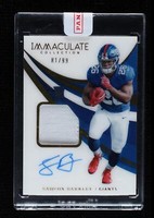 2018 Panini Immaculate Collection Saquon Barkley #102