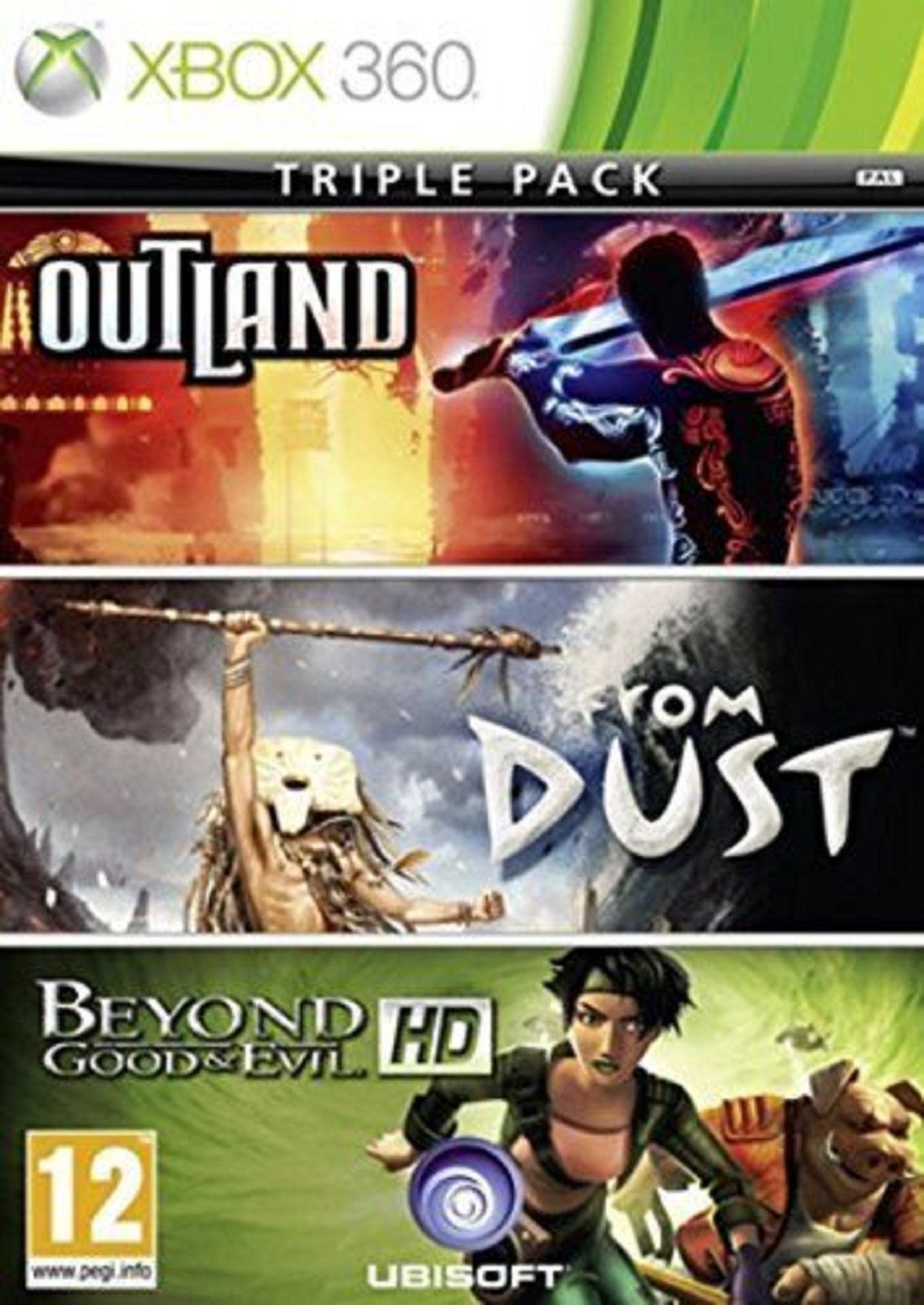 xboxソフト Triple Pack Outland/From Dust/Beyond Good & Evil HD XBOX 360 Video