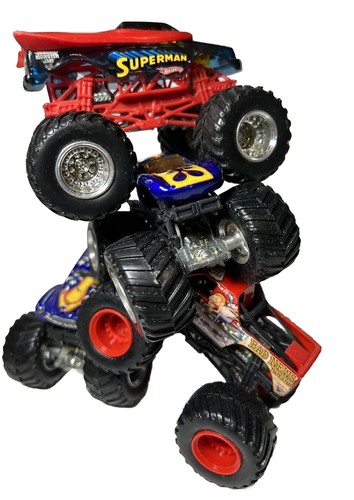 Monster Jam 1/64 Superman Pony Express Bad News War Wizard (read)