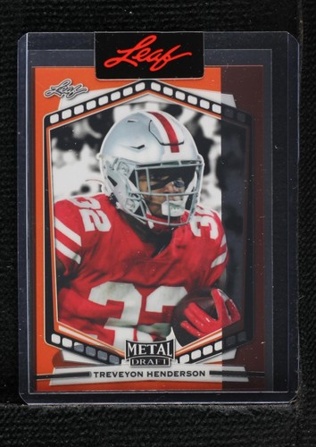 2022 Leaf Draft Treveyon Henderson #P-TH1