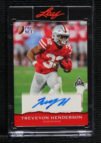 2022 Leaf Pro Set Sports Treveyon Henderson #PSA-TH2