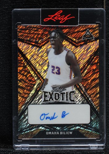 2022-23 Leaf Exotic - Omaha Biliew #BA-OB2