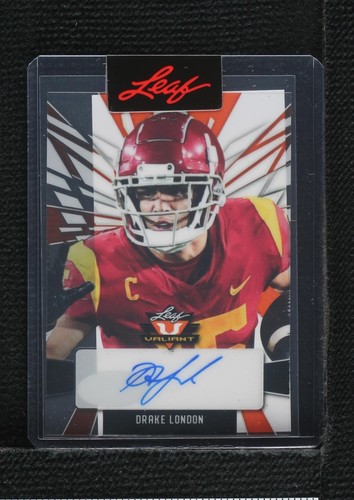 2022 Leaf Valiant Drake London #PA-DL1