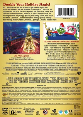 The Polar Express / How the Grinch Stole Christmas DVD  NEW
