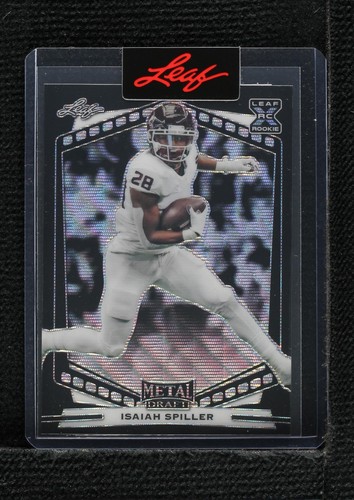 2022 Leaf Draft Isaiah Spiller #B-IS1