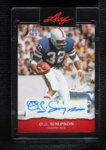 2022 Leaf Pro Set Sports O.J. Simpson #PSA-OJ1