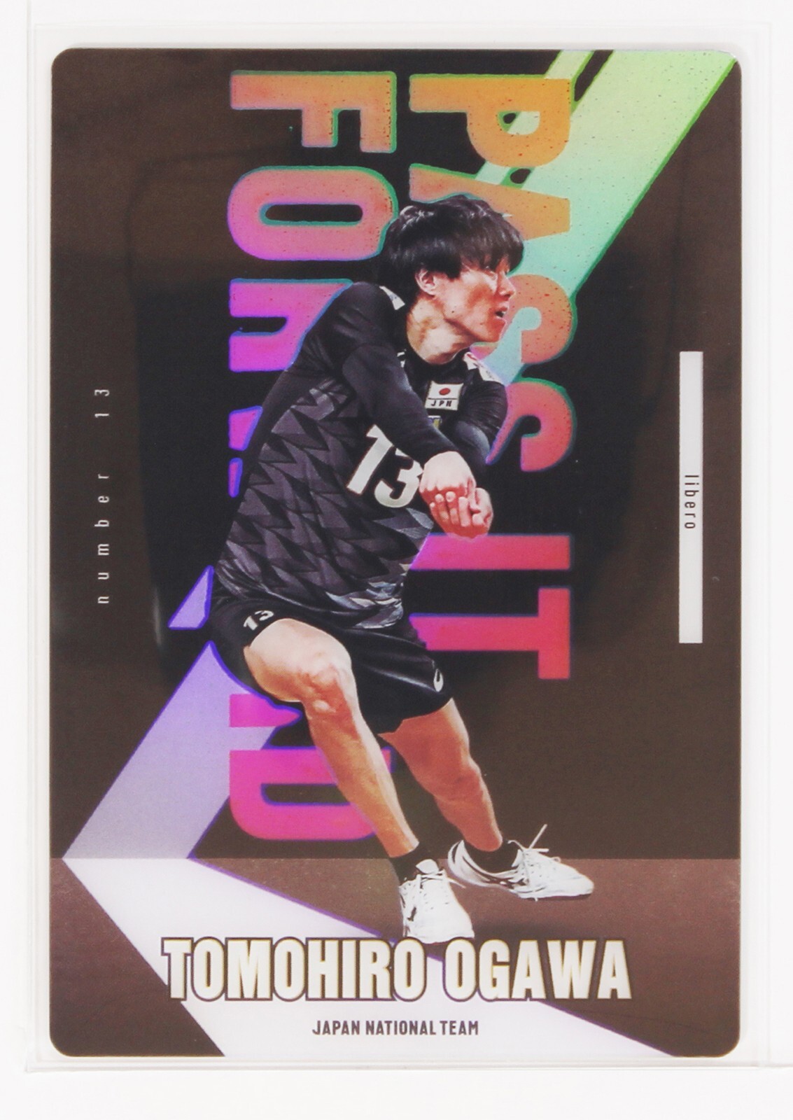 2016 JAPAN national team 9番　OGAWA M 白 TOMOHIRO OGAWA - 2025 JAPAN VOLLEYBALL NATIONAL TEAM WAFERS