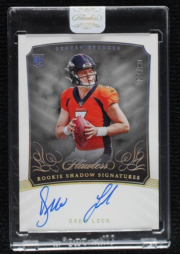 2019 Panini Flawless Drew Lock #RSS-DL