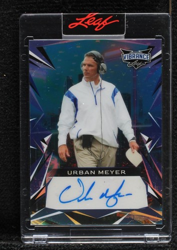 2023 Leaf Vibrance Urban Meyer #BA-UM1