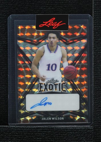 2022-23 Leaf Exotic - Jalen Wilson #BA-JW2