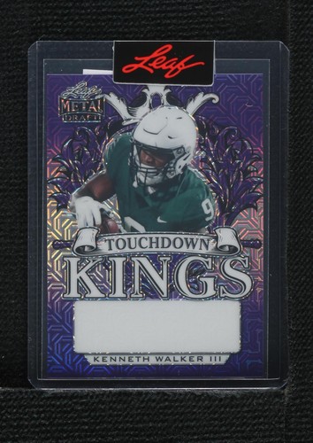 2022 Leaf Metal Draft Kenneth Walker III #TK-KW1