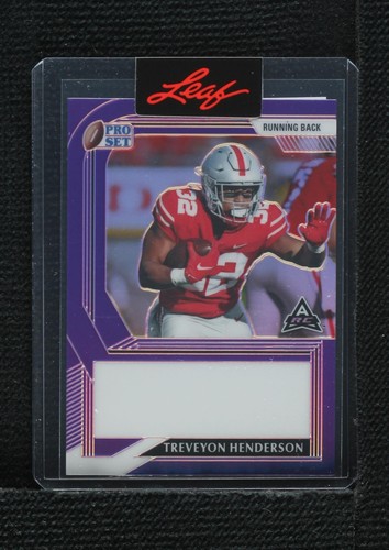 2022 Leaf Pro Set Metal Treveyon Henderson #PA-TH1