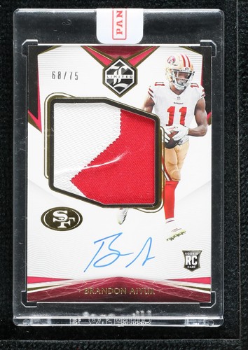 2020 Panini Absolute RPA Patch Auto Quad /50 Brandon Aiyuk
