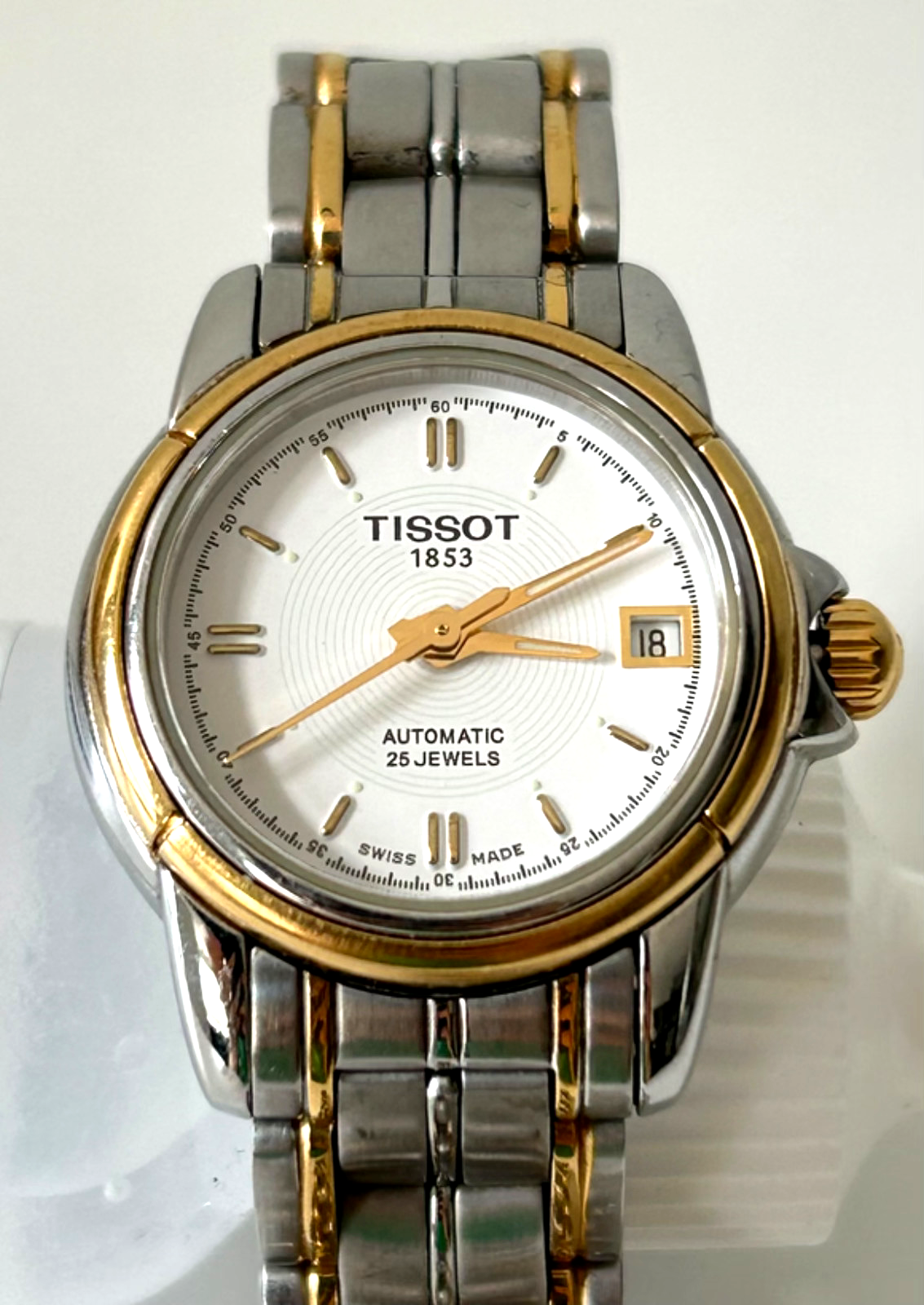 Tissot 1853 Automatic 25 Jewels A630/730 Ladies Two Tone