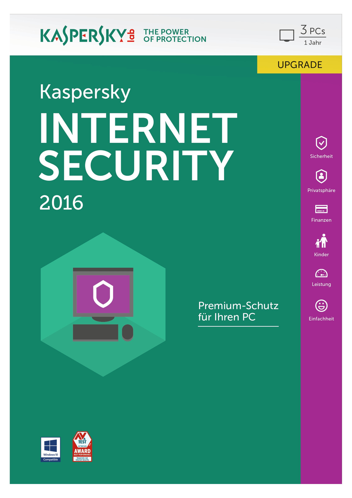 Kaspersky Lab Antivirus- & Sicherheits-Software als DVD