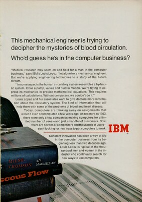 1968 IBM Computer Business Constant Innovation Search New Ways Vintage Print Ad