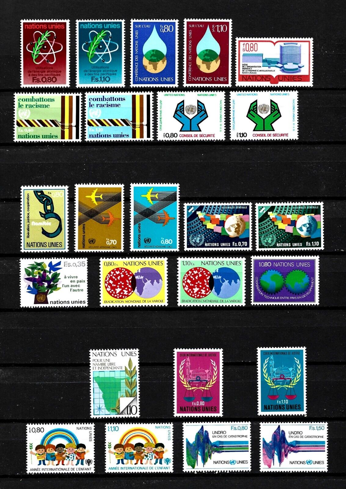 UNITED NATIONS GENEVA, SCOTT # 64-88, COMPLETE YEAR 1977, 1978 & 1979 SET, MNH | eBay UNITED NATIONS GENEVA, SCOTT # 64-88, COMPLETE YEAR 1977, 1978 & 1979 SET, MNH | eBay