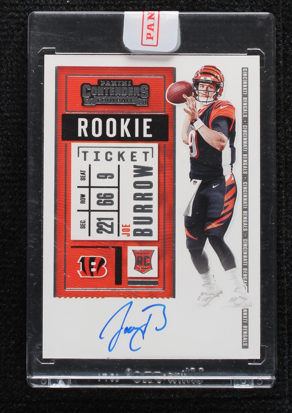 2020 Panini Contenders Joe Burrow #101