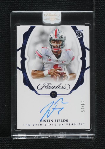 2021 Panini Flawless Collegiate Justin Fields #75