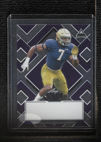 2022 Leaf Metal Draft Isaiah Foskey #BA-IF1