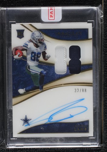 2020 Panini Immaculate Collection CeeDee Lamb #IN-CDL